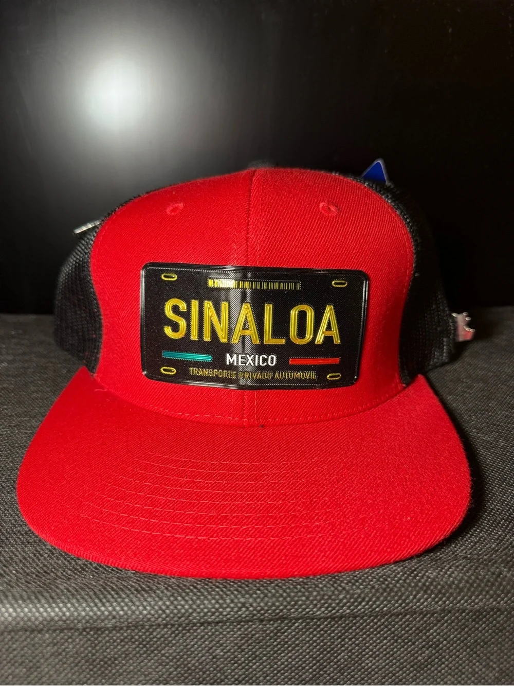 Sinaloa Mexico Red Mesh-Back Trucker Cap